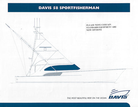 Buddy Davis 58 Sportfisherman Specification Brochure