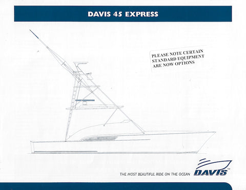 Buddy Davis 45 Express Specification Brochure