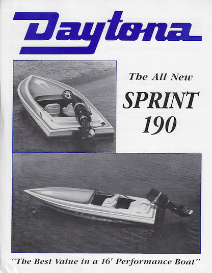 Daytona Sprint 190 Brochure