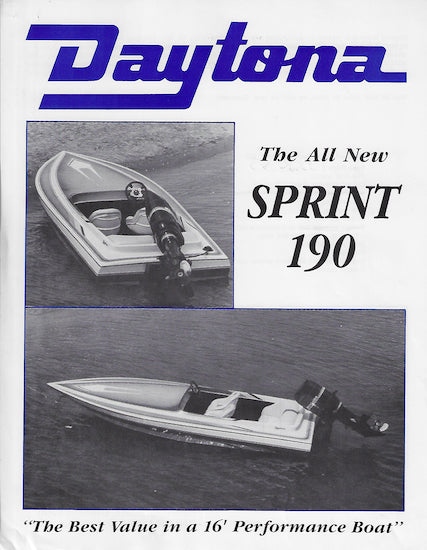 Daytona Sprint 190 Brochure