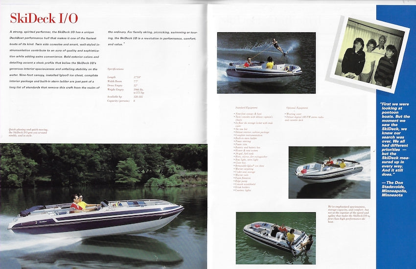 Anchor 1990 DeckBoat Brochure