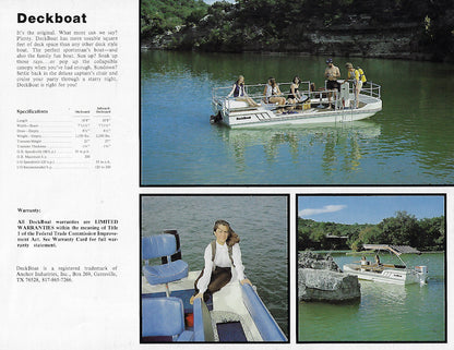 Anchor 1981 DeckBoat Brochure