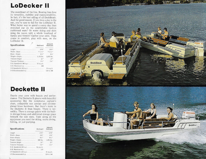 Anchor 1981 DeckBoat Brochure