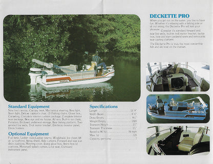 Anchor 1987/88 DeckBoat Brochure