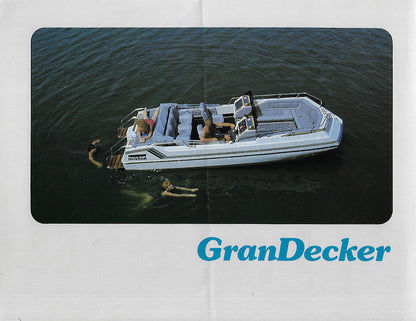Anchor 1987/88 DeckBoat Brochure