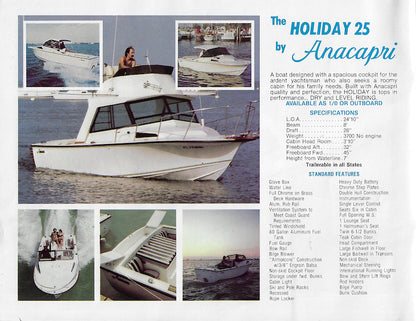 Anacapri 1980s Brochure