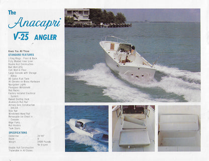 Anacapri 1980s Brochure