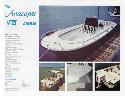 Anacapri 1980s Brochure