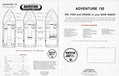 Adventure Boats Brochure Package