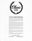 Classic 170 Brochure
