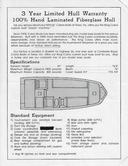 Cobra Brochure