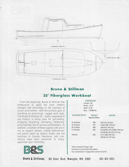 B&S 35 Workboat Brochure