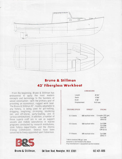 B&S 42 Workboat Brochure