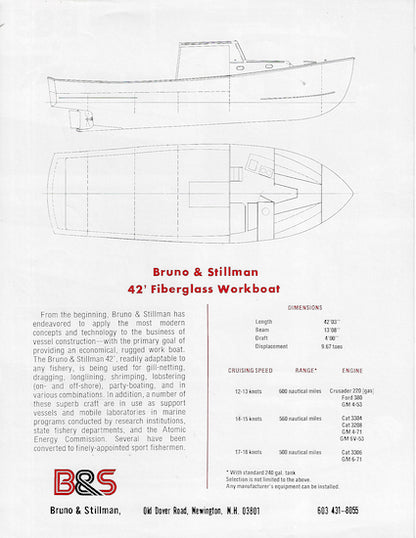 B&S 42 Workboat Brochure
