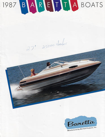 Mel-Hart 1987 Baretta Brochure