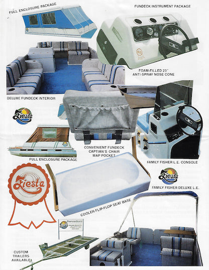 Fiesta 1990s Pontoon Boat Brochure