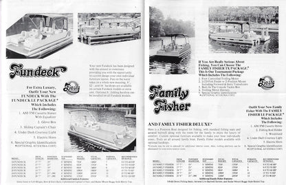 Fiesta 1990s Pontoon Boat Brochure