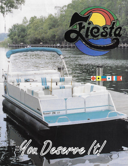Fiesta 1990s Pontoon Boat Brochure