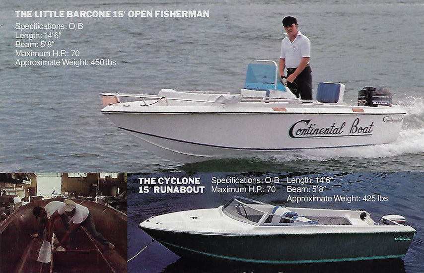 Continental 1980s Boat Brochure
