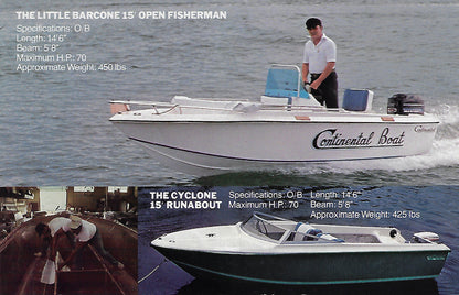 Continental 1980s Boat Brochure