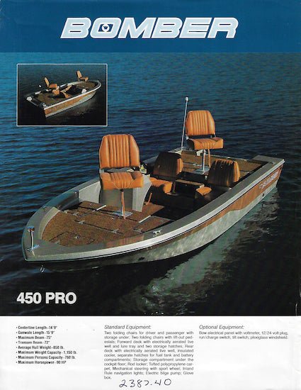 Bomber 450 Pro & Twin Brochure