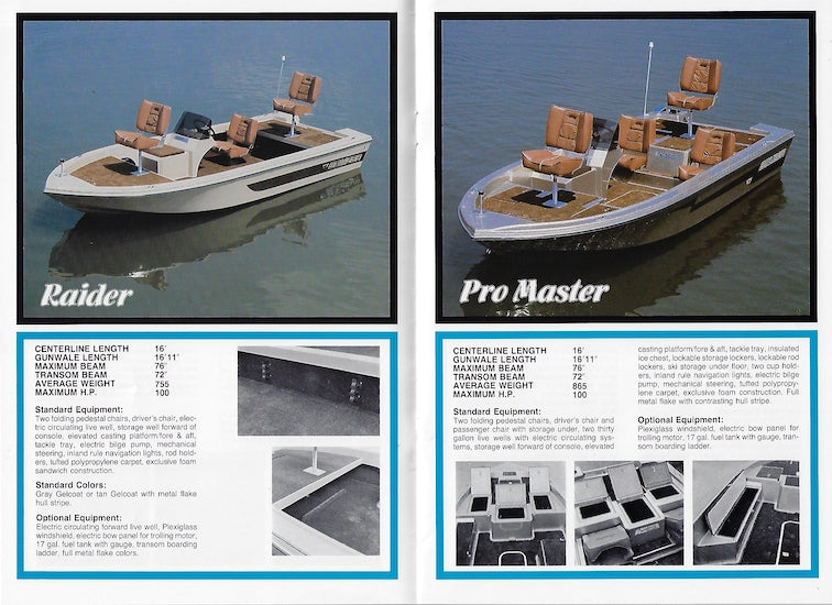 Bomber 1983 Brochure