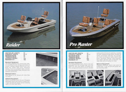 Bomber 1983 Brochure