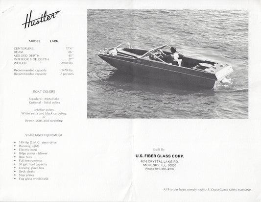 US Hustler Lark Brochure