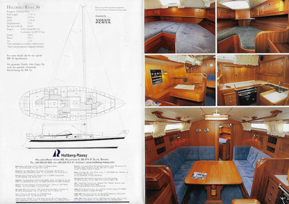 Hallberg-Rassy 36 Poster Brochure
