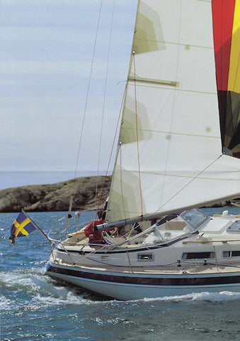 Hallberg-Rassy 34 Poster Brochure