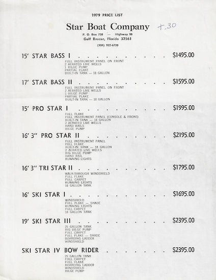 Star 1979 Brochure