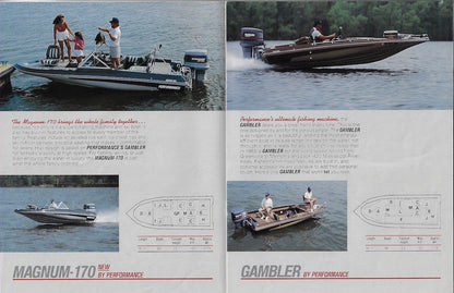 Performance Plus 1980s Bass Boat Brochure