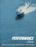 Performance Plus 1980s Bass Boat Brochure