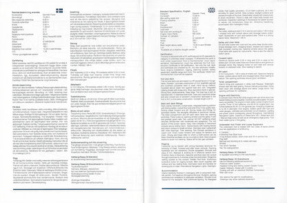 Hallberg-Rassy 34 Specification Brochure