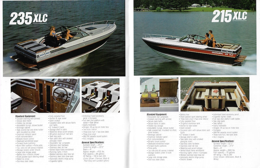 Chaparral 1985 Brochure
