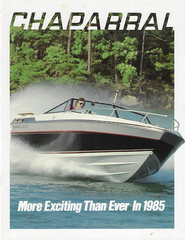 Chaparral 1985 Brochure