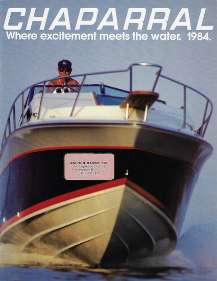 Chaparral 1984 Brochure
