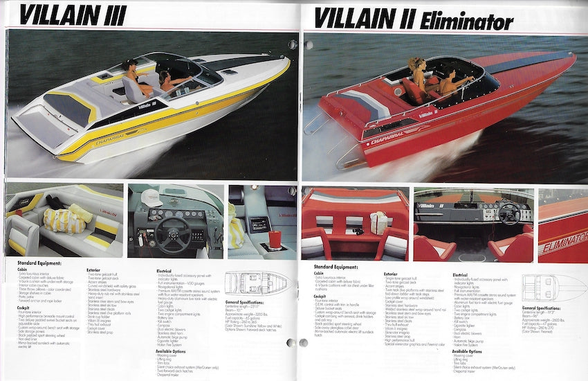 Chaparral 1989 Brochure
