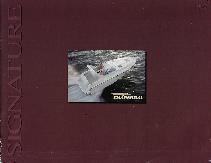 Chaparral 1997 Cruisers Brochure