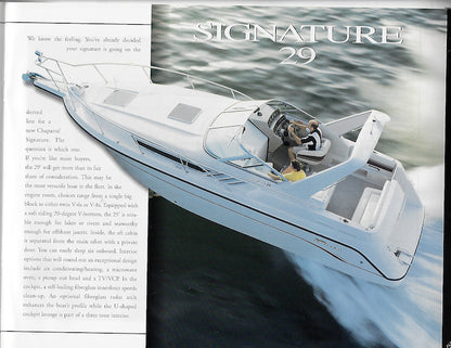 Chaparral 1997 Cruisers Brochure