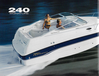 Chaparral 1999 Signature Cruisers Brochure