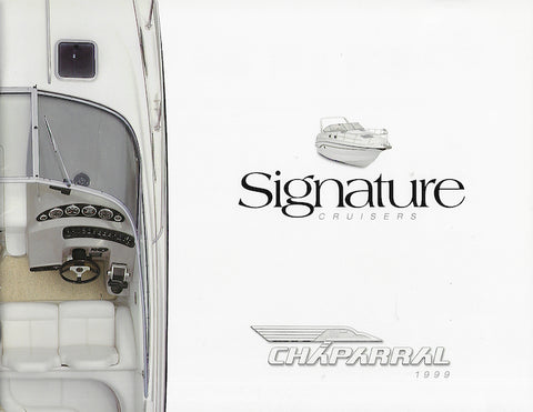 Chaparral 1999 Signature Cruisers Brochure