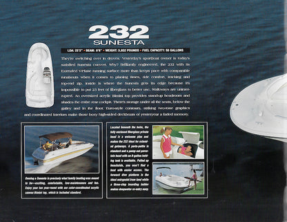 Chaparral 1999 Sunesta Deck Boats Brochure