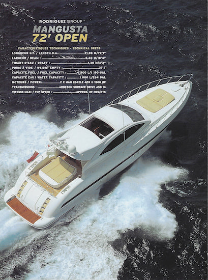 Mangusta 72 Open Brochure