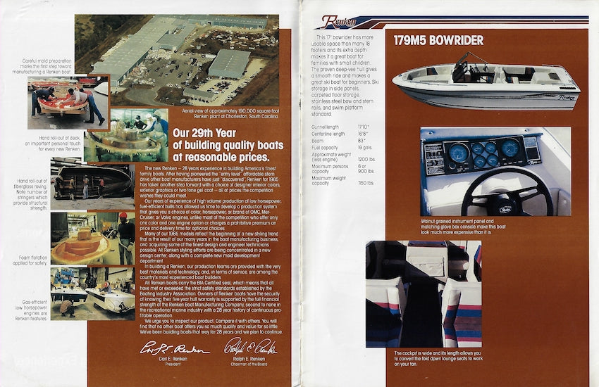 Renken 1985 Brochure