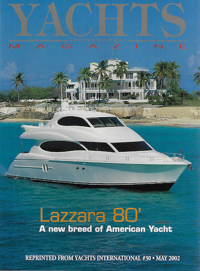 Lazzara 80 Yachts International Magazine Reprint Brochure