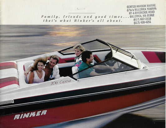 Rinker 1988 Brochure