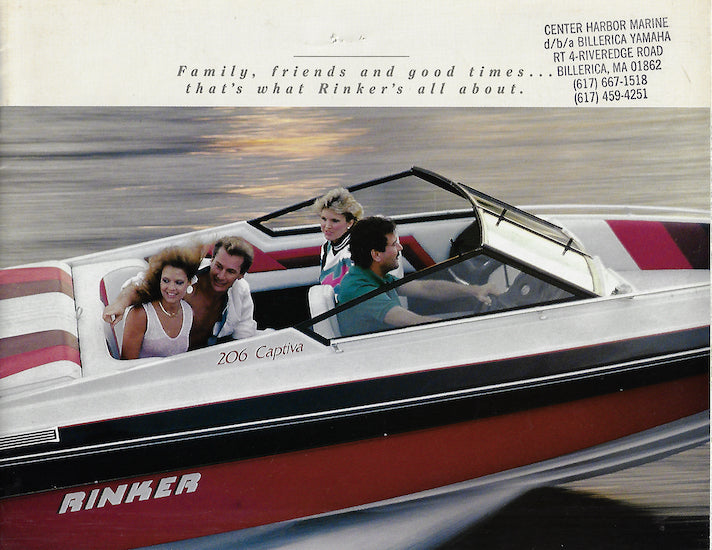 Rinker 1988 Brochure – SailInfo I boatbrochure.com