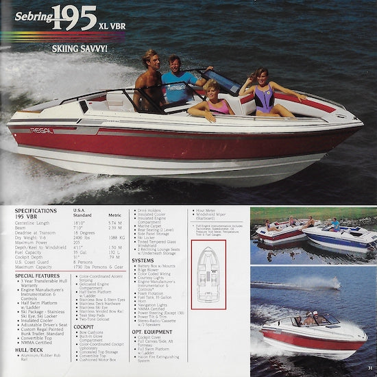 Regal 1989 Brochure