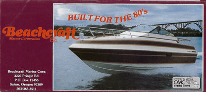 Beachcraft 1980s Fold Out Brochure